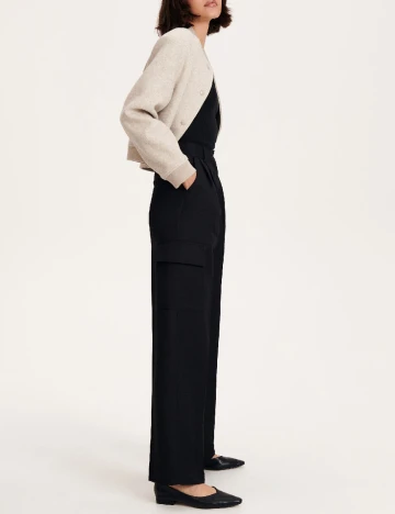 Pantaloni Reserved, negru
