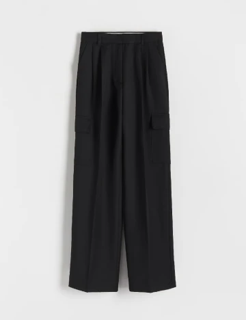 Pantaloni Reserved, negru