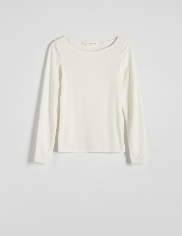 
						Bluza Reserved, alb