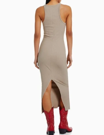 Rochie lunga Bershka, bej