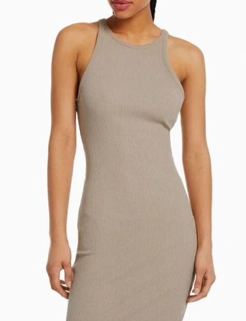 Rochie lunga Bershka, bej