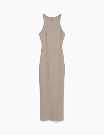 Rochie lunga Bershka, bej