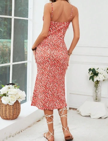 Rochie medie SHEIN, rosu