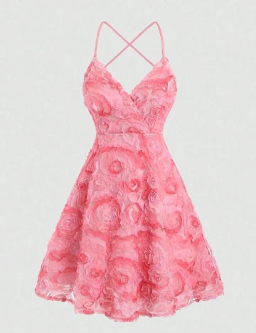 Rochie scurta SHEIN, roz