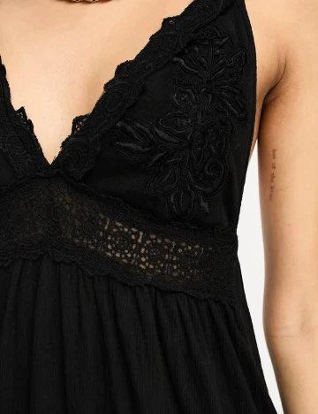 Rochie lunga ASOS, negru Negru
