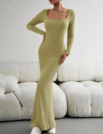 Rochie lunga SHEIN, verde