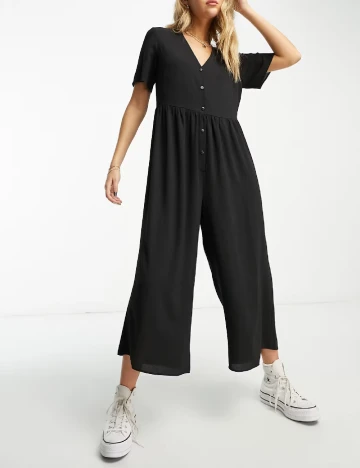 Salopeta ASOS, negru Negru