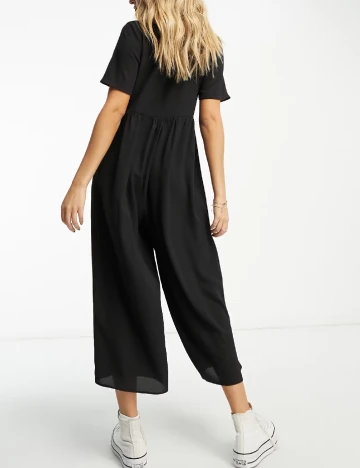 Salopeta ASOS, negru Negru