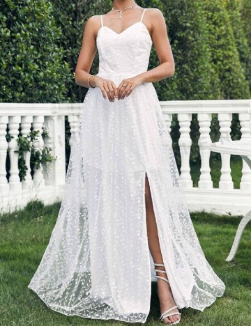 
						Rochie lunga SHEIN, alb