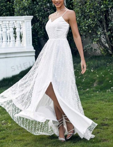 Rochie lunga SHEIN, alb
