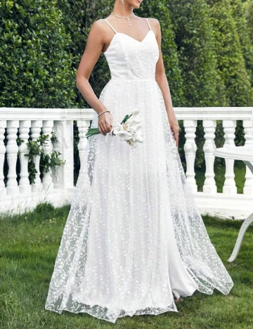 Rochie lunga SHEIN, alb
