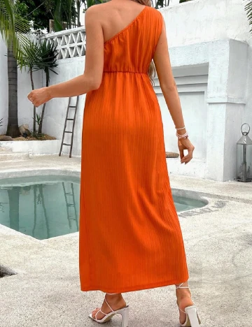 Rochie lunga SHEIN Maternity, portocaliu