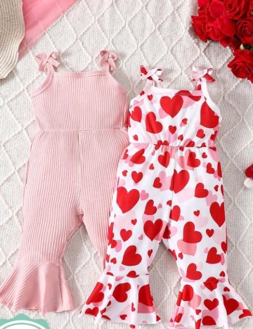 
						Set salopete Shein Kids, roz
