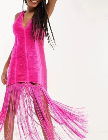 Rochie medie ASOS, roz