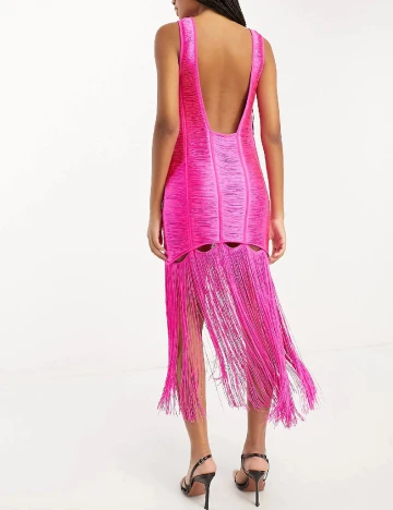Rochie medie ASOS, roz