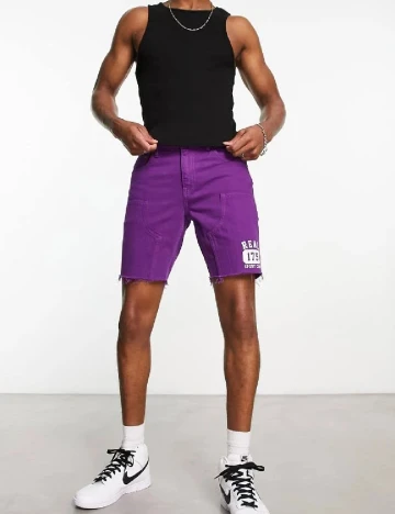 Pantaloni scurti ASOS, mov
