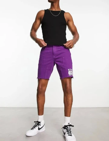 Pantaloni scurti ASOS, mov
