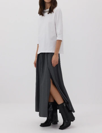 Bluza Reserved, alb Alb