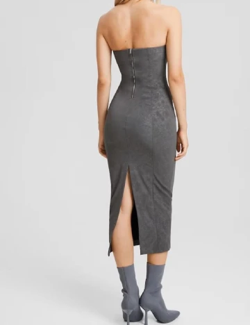 Rochie medie Bershka, gri