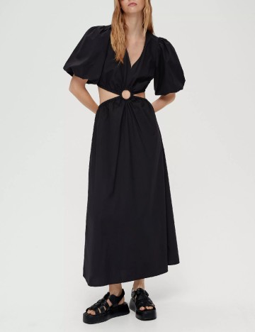 
						Rochie lunga Q/S, negru