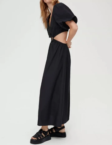 Rochie lunga Q/S, negru Negru