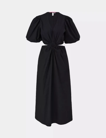 Rochie lunga Q/S, negru Negru