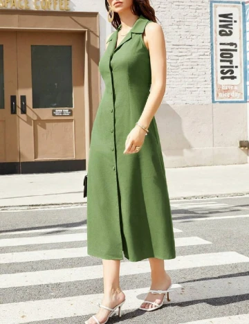 Rochie medie SHEIN, verde