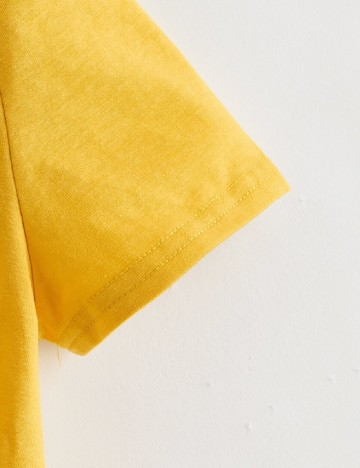 Tricou Shein Kids, galben