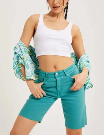 Pantaloni scurti Only, turcoaz