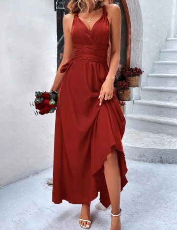 
						Rochie lunga SHEIN, rosu
