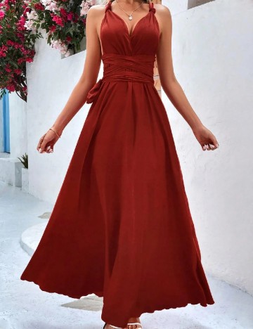 Rochie lunga SHEIN, rosu