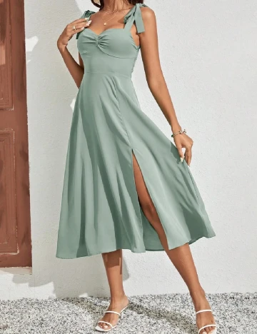 Rochie medie SHEIN, verde