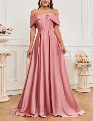 
						Rochie lunga SHEIN, roz