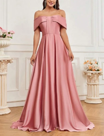 Rochie lunga SHEIN, roz Roz