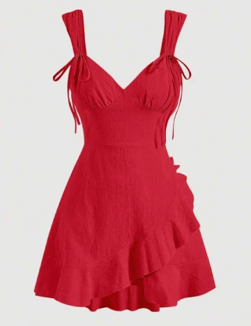 Rochie scurta SHEIN, rosu Rosu