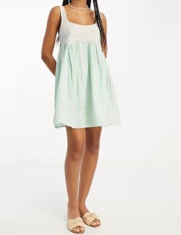 Rochie scurta ASOS, turcoaz Verde