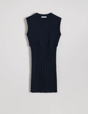 Rochie scurta Reserved, bleumarin