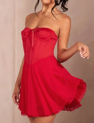 Rochie scurta SHEIN, rosu Rosu