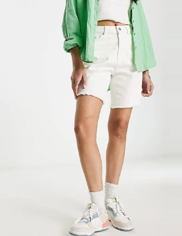 Pantaloni scurti Miss Selfridge, alb Alb