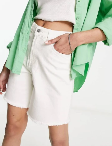 Pantaloni scurti Miss Selfridge, alb Alb