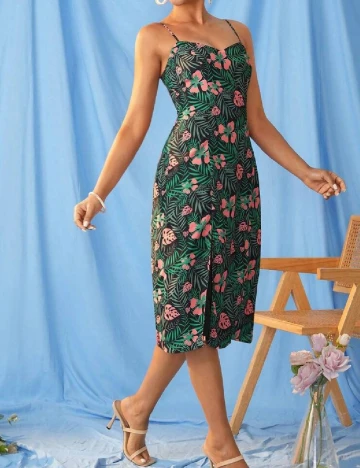 Rochie medie SHEIN, verde