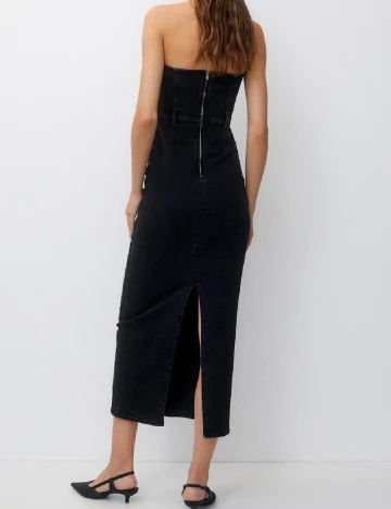 Rochie medie Pull&Bear, negru Negru