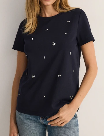 Tricou Reserved, bleumarin