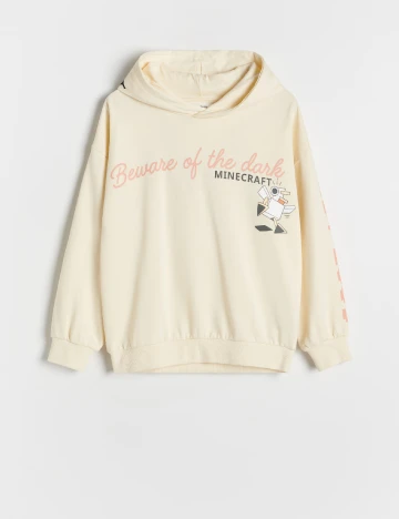 Hanorac Oversize Reserved, crem Crem