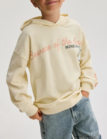 Hanorac Oversize Reserved, crem Crem