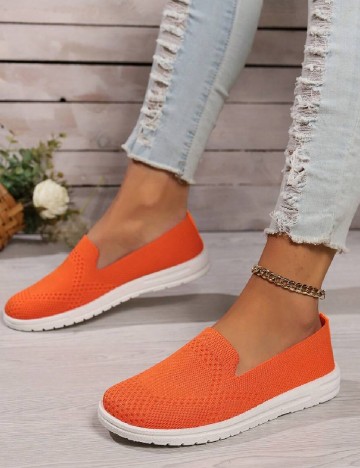 
						Espadrile SHEIN, portocaliu