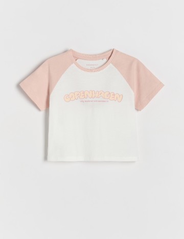 Tricou Reserved, alb