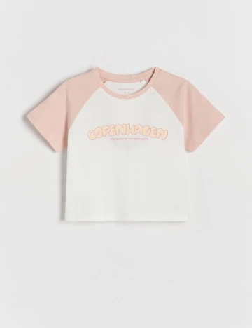 Tricou Reserved, alb