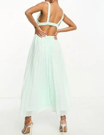 Rochie lunga ASOS, turcoaz Verde