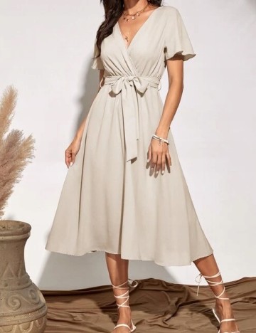 
						Rochie medie SHEIN, bej